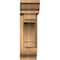 Ekena Millwork Merced Traditional Smooth Bracket w/ Offset Brace, Western Red Cedar, 5 1/2"W x 18"D x 18"H BKT0604X18X18MRC01SWR - alternate 2